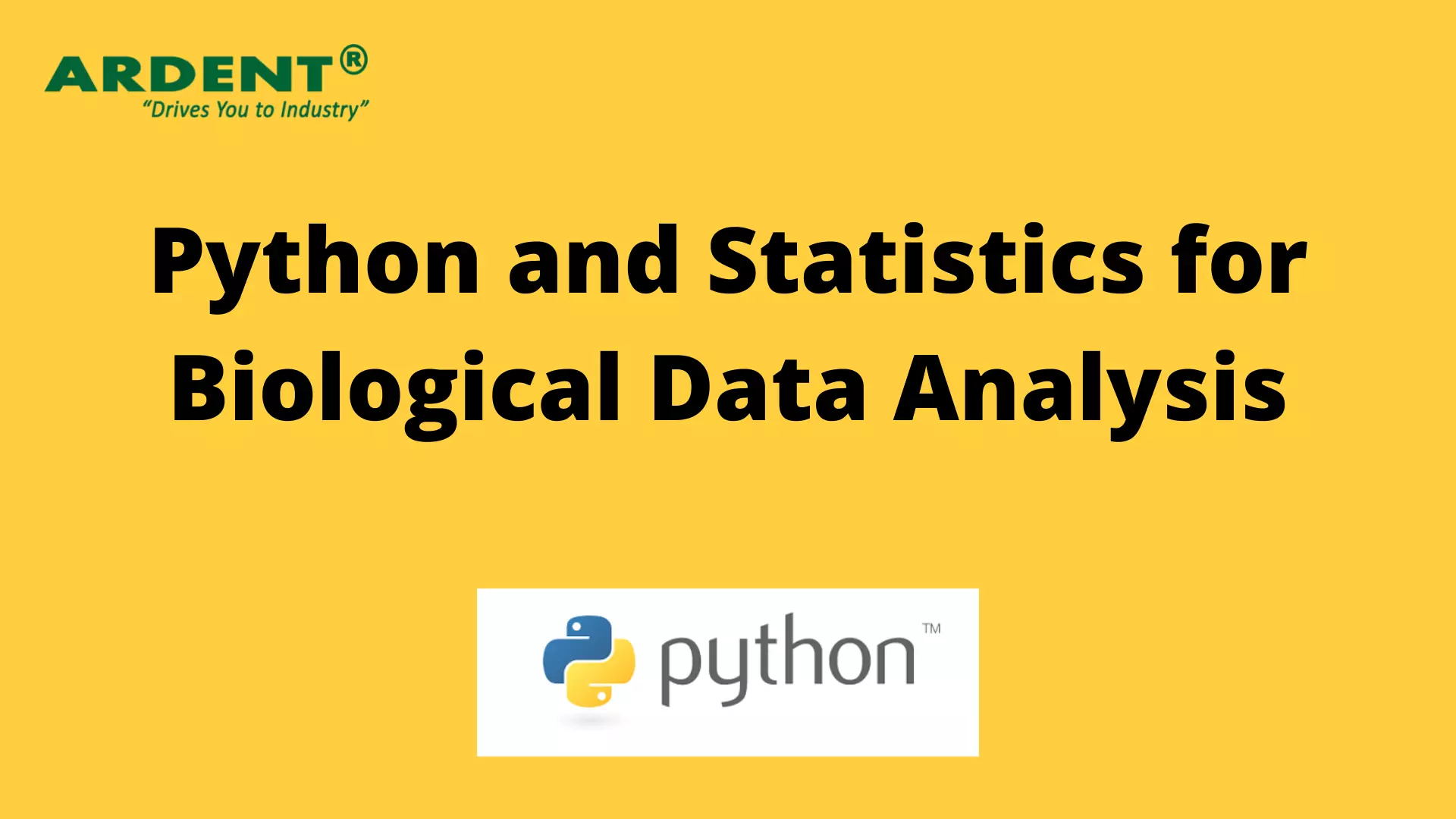 Python and Statistics for Biological Data Analysis